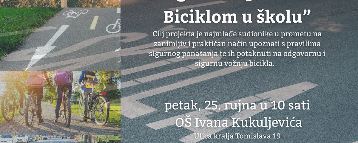 SIGURNO U PROMETU BICIKLOM U ŠKOLU